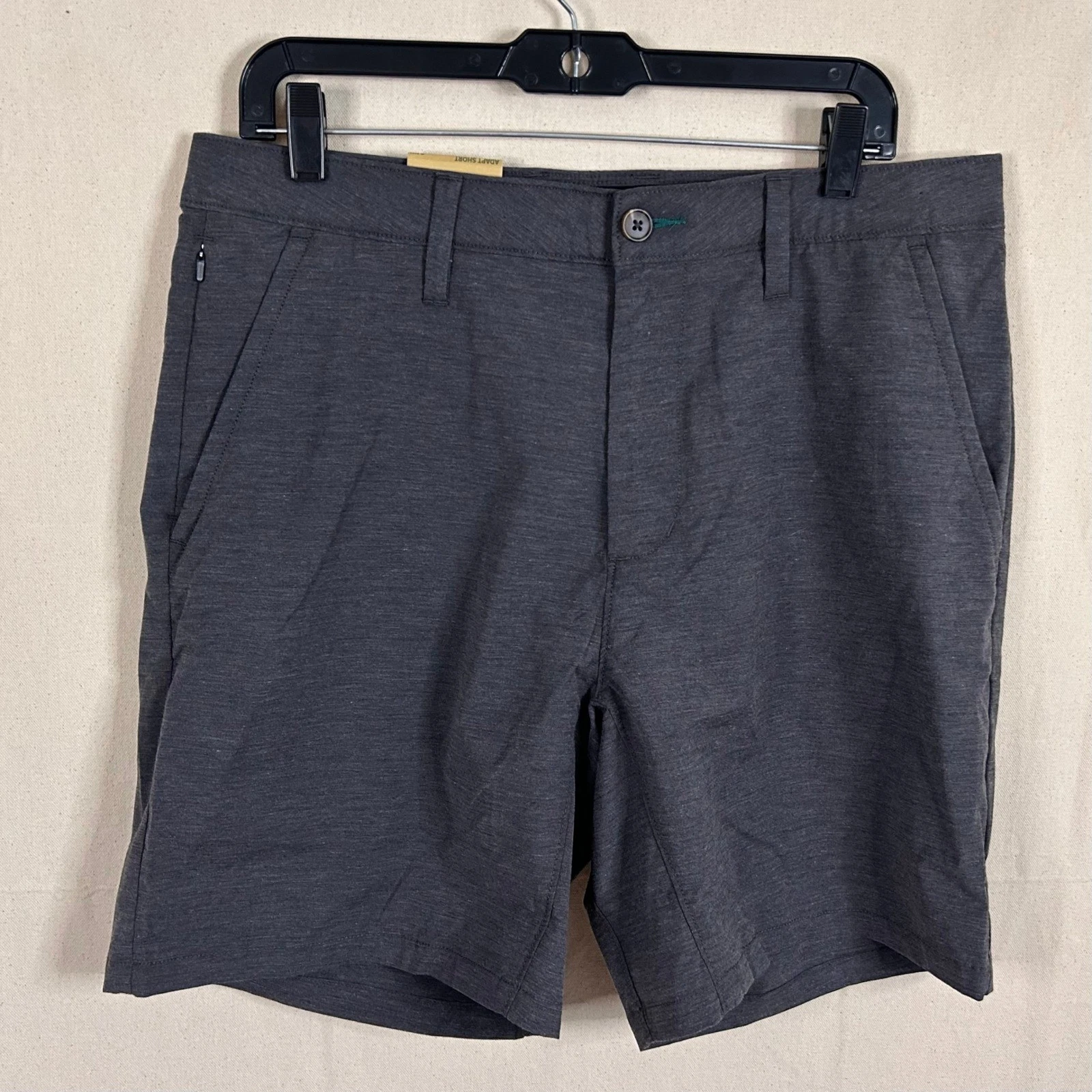 NEW Orvis 34x7.5 Adapt Short Outdoors Cotton Blend Gray Heather Quick Dry