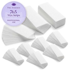 765 Professional Wax Strips for Waxing â€“ Tear-Resistant Fabric Hair Removal...