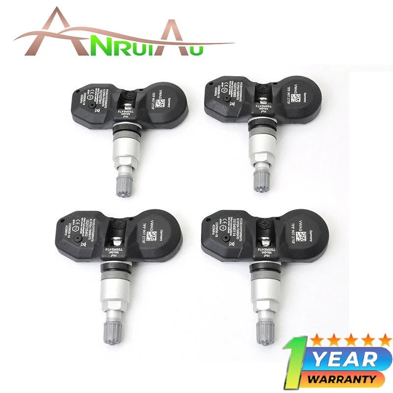 New 4pcs TPMS Tire Pressure Sensor 433MHz For Audi VW Bentley Porsche 4F0907275B - Изображение 4 из 4