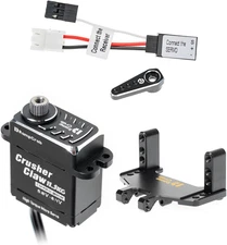 Steering Servo 11.5KG for SCX24 Ax24(Steel Gear, Water Proof), Come with Servo M