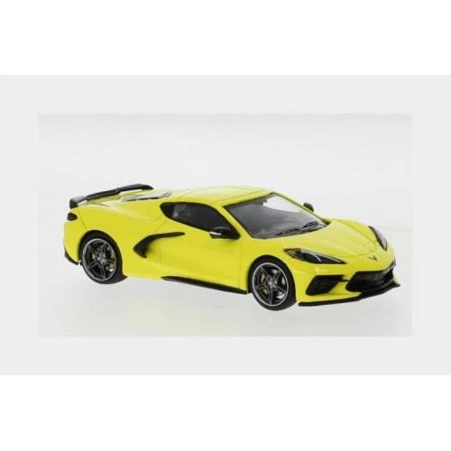 1:43 IXO Chevrolet Corvette C8 Stingray Coupe 2020 Yellow MOC315 - Immagine 2 di 2