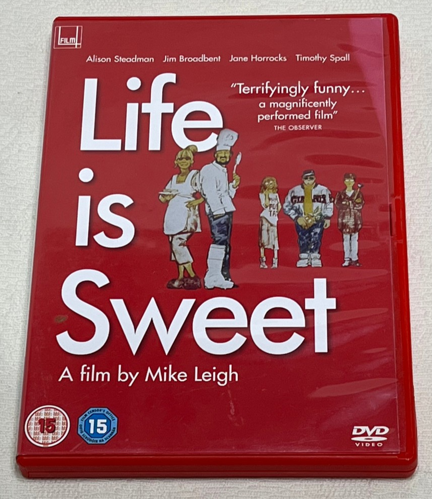 LIFE IS SWEET : Alison Steadman & Jim Broardbent - Mike Leigh Film DVD - In Vgc