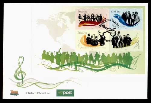 DR WHO 2006 IRELAND FDC MUSIC S/S M77273