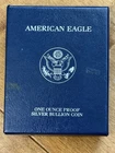 2005-W Proof American Silver Eagle Dollar $1 Box & COA US Mint  BU   (A317)
