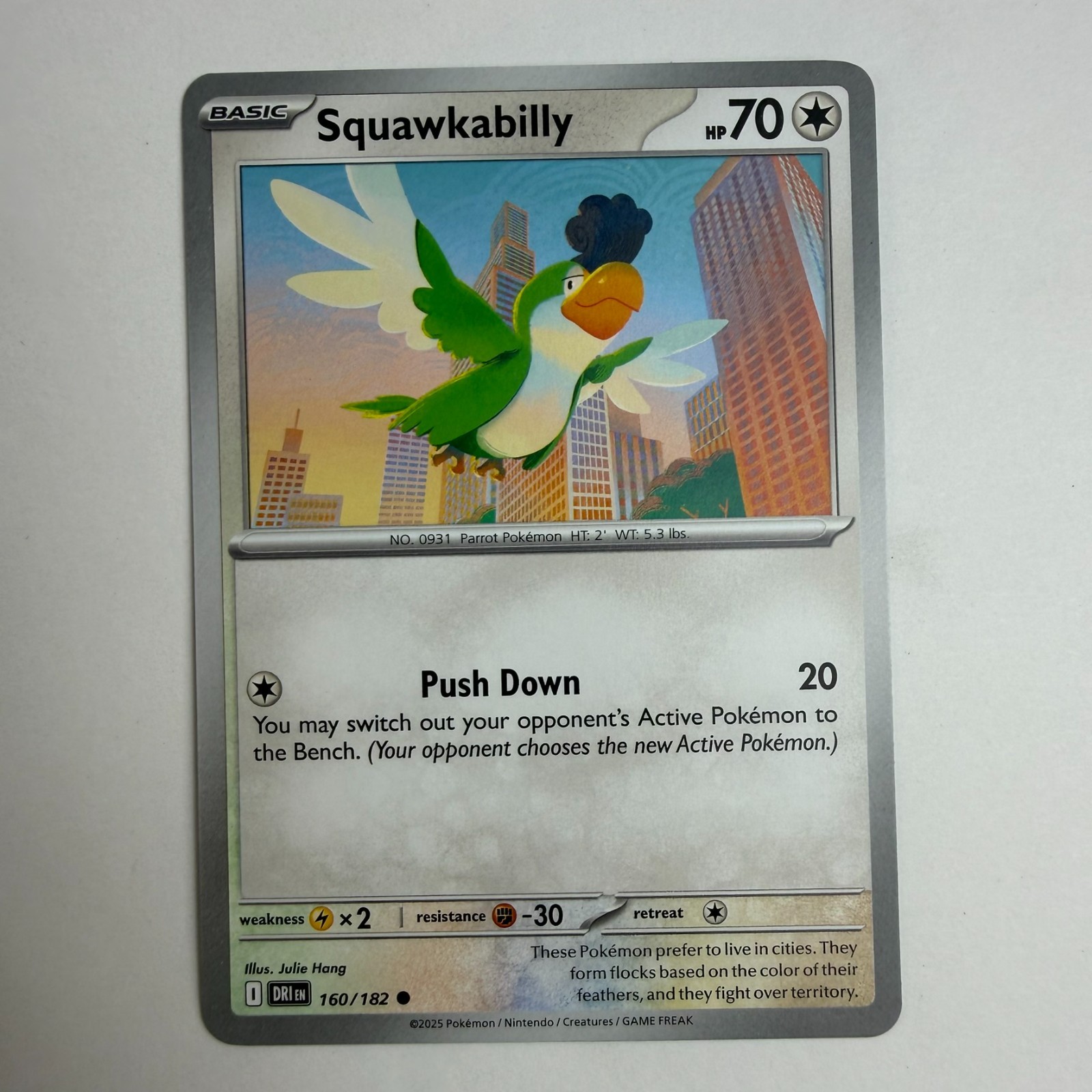 Pokémon TCG - Squawkabilly - 160/182 - Destined Rivals
