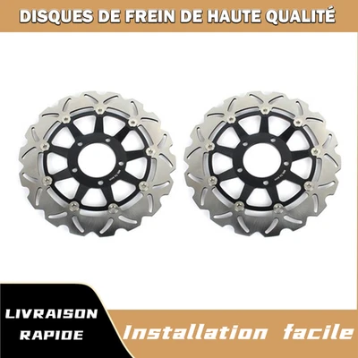 Paire Disques de frein Avant Pour Triumph T955 SPEED TRIPLE 02-04 DAYTONA 01-06 - Photo 1/4