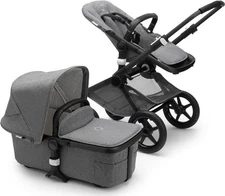 Bugaboo Fox 2 Stroller Grey Melange with Complete System and Bassinet