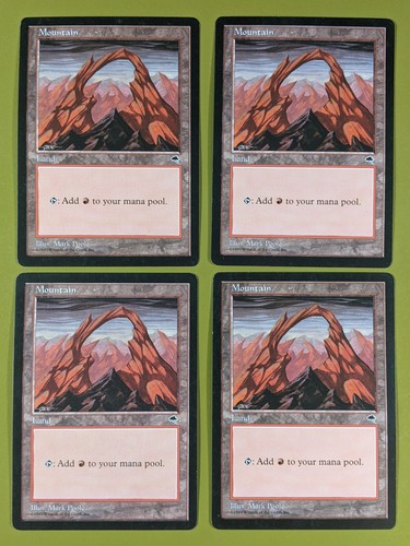 Mountain (Joined) x4 Tempest 4x Playset Magic the Gathering MTG