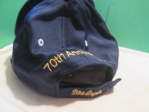 Blue Angels 70th Anniversary BLUE Adjustable Baseball Cap Hat Ballcap PUKKA - Picture 3 of 4
