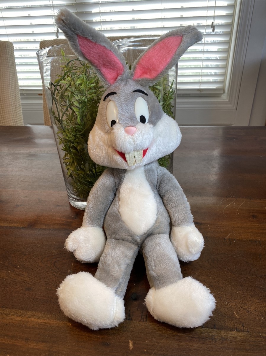 Vintage 1971 Warner Bros. BUGS BUNNY 20” Plush! Mighty Star SUPER