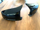 For BMW 5 Series F10 F11 Pre-LCI Gloss Black Wing Door Mirror Covers Cap 2011-13