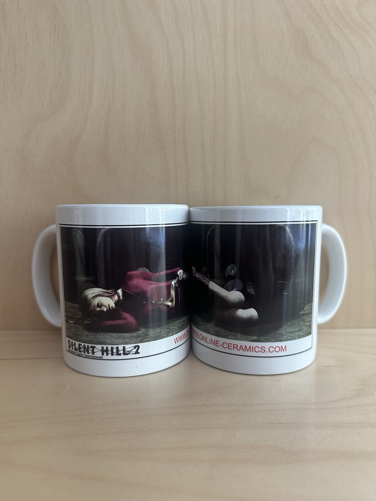 Online Ceramics Silent Hill 2 Mug Set - 2 Horror Game Collectibles-image