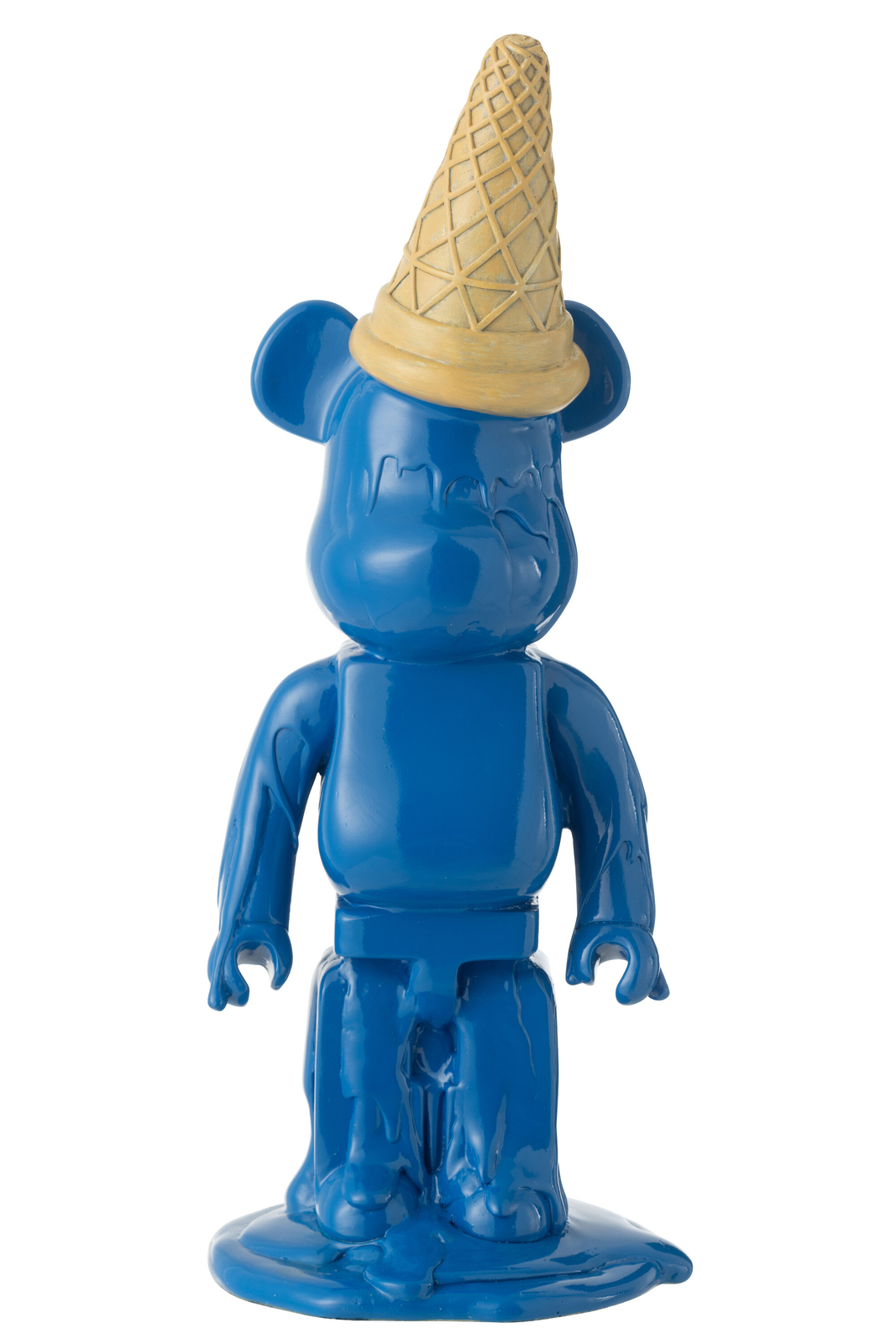 J-Line BÄR WAFFELTÜTE Resin BLAU H 39,5 cm