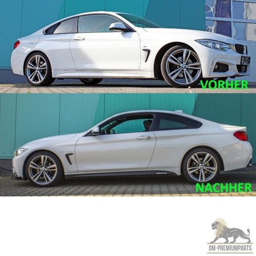 Sport-Performance Seitenschweller Folie Schwarz für M-Paket BMW 4er F32 F33 F36 - Bild 3 von 5