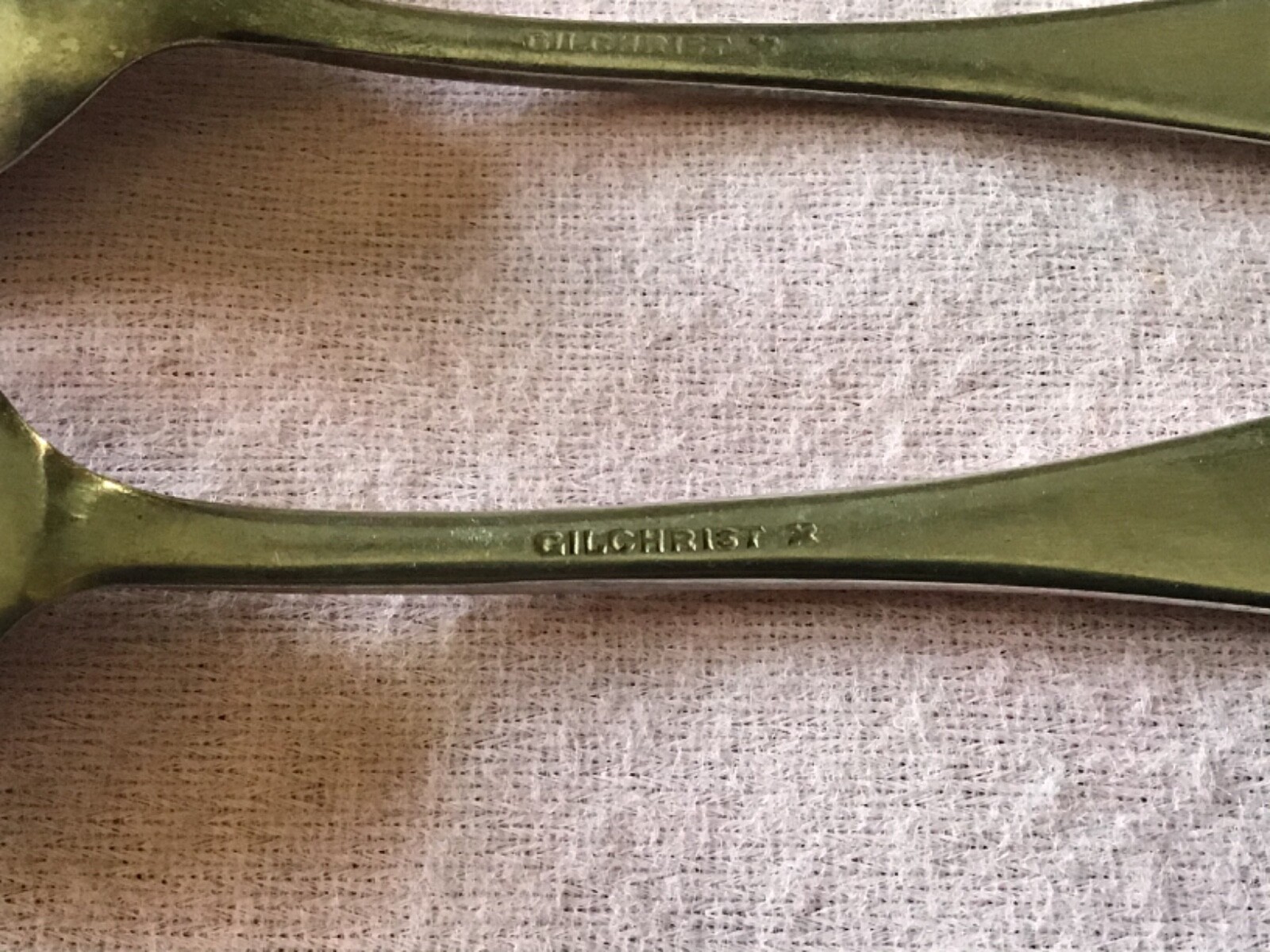 3 Silver GILCHRIST X 5" Spoons eBay