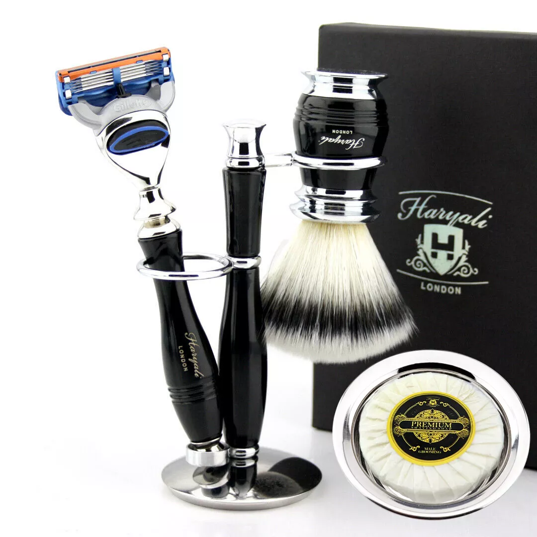 Luxury Men Shaving Kit Barber Salon Men s Shave Set shaving Grooming Box BLACK