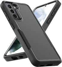 Samsung Galaxy S21 Case: Dual Layer Protective Heavy Duty Cell Phone Cover Shock
