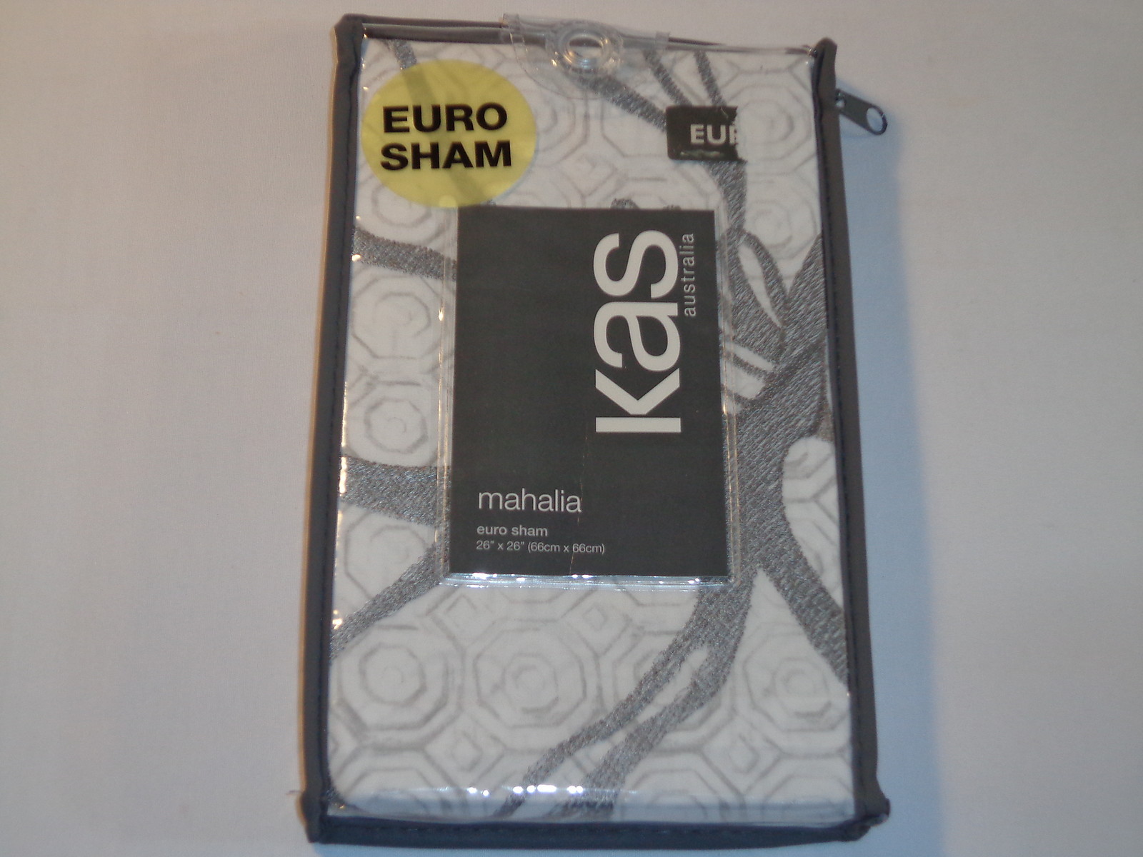 Kas Australia Euro Pillow Sham Mahalia White eBay
