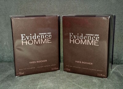 YVES ROCHER  EVIDENCE HOMME 75 ml.*2 NEU§OVP  RARITÄT