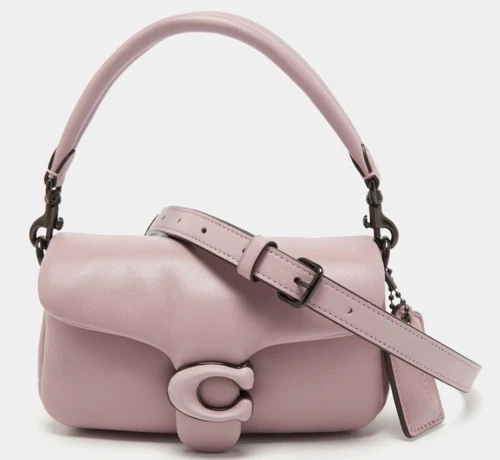 Coach Pillow Nappa Leather Tabby Shoulder Bag 18~LILAC Authentic