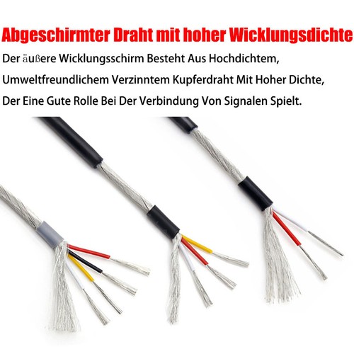 UL2547 Audiokabel Abgeschirmt 2~8-Kern Paarverseilt Innenverkabelung 18AWG~28AWG - Picture 6 of 11