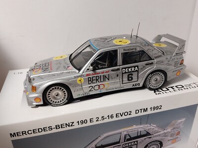 AUTOart 1:18 Mercedes-Benz 190E 2.5-16 EVO2 DTM 1992 Rosberg In