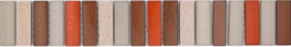 Naturstein Mosaikfliesen Glasmosaik BordüRe Beige Braun GläNzend Wand Boden Kü .-image