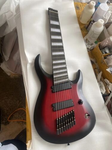Factory Customized 9 String Fanned Fret Headless Electric Guitar Bass 24 Frets - Picture 1 of 6