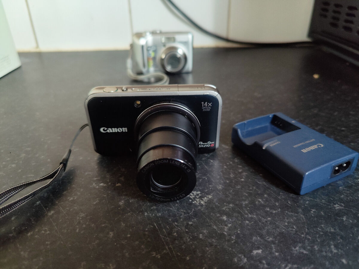 Canon PowerShot SX210 IS 14.1MP Digital Camera - Black for Canon PowerShot SX210 IS 14.1MP Digital Camera - Black for