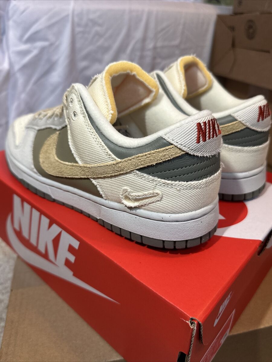Size 10 Men 11.5 W Nike Dunk Low Cream Light Bone Dark Size 10 Men 11.5 W Nike Dunk Low Cream Light Bone Dark