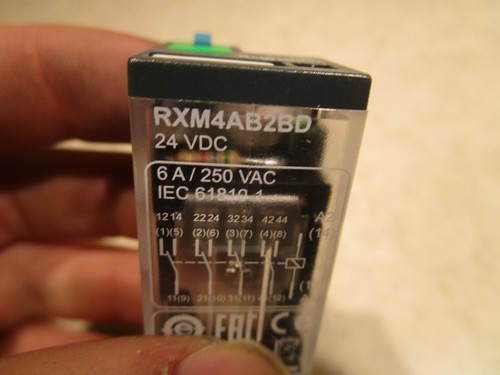 Реле rxm4ab2bd 24vdc