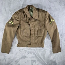 Vintage U.S. Army 1950s Handmacher Vogel Wool Serge "Ike" Jacket (36L)