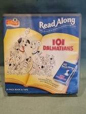 Disney Music  Stories 101 Dalmatians Read Along 24 Page Book  Cassette Tape GC