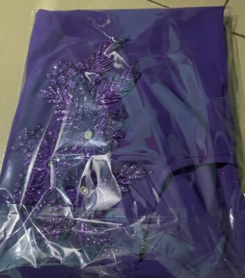 Boubou Soie Abaya Dress Very Fancy Long Gown Uni-size