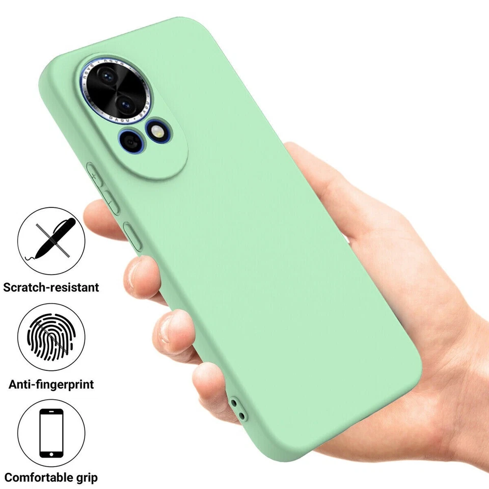 Capa traseira silicone líquido macio sensação toque pele luxo para Huawei Nova 13 - Imagem 3 de 4