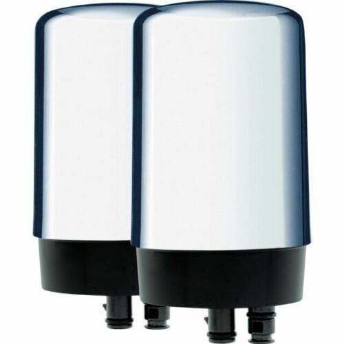 Brita Tap Water Filter, Filtration System Replacement 2ct, Chrome FR-200 - Picture 1 of 1