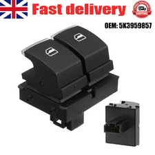DOOR DRIVERS SIDE ELECTRIC WINDOW SWITCH FOR VW CADDY GOLF TOURAN 2 5K3959857*