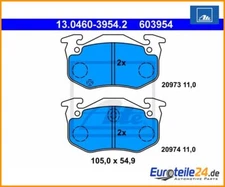 Brake pad set, disc brake ATE 13.0460-3954.2