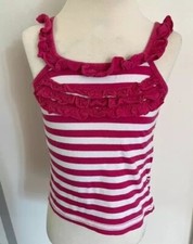 Pink/weiß gestreiftes top - Größe: 74