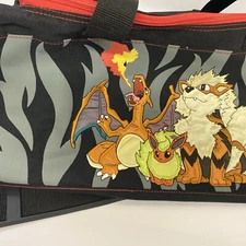 Vtg Pokémon Nintendo Duffel Bag Gotta Catch Em All Embroidered Canvas 2000s RARE