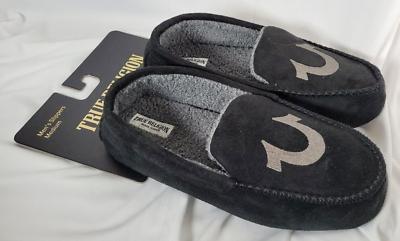 True Religion Bold Logo Lined Slip-On Slippers- Black NWT True Religion Men main image 2