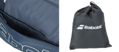 Babolat Backpack 3+3 Evo, Sac de Tennis, Bleu/Gris