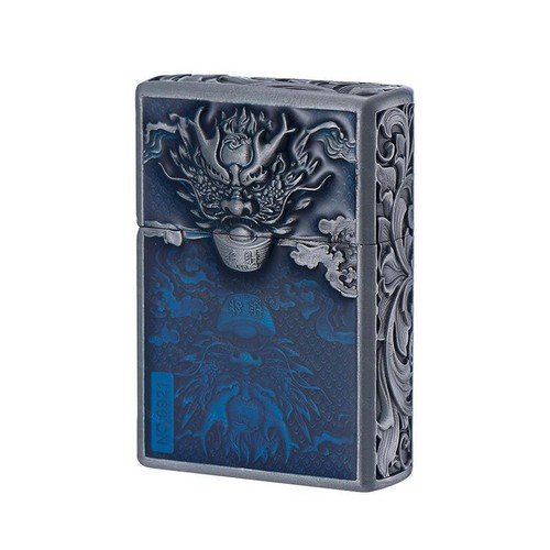 ZORRO Metall Petroleum Feuerzeug - Exquisite Reliefschnitzerei, winddicht, Retro Design - Bild 20 von 29