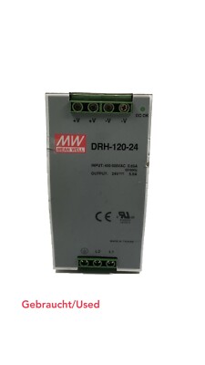 MW MEAN WELL DRH-120-24 Umschaltung Netzteil