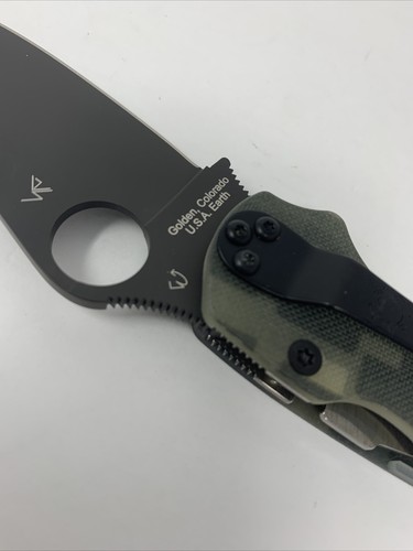 Spyderco Paramilitary 2 G-10 3.44 inch Knife - Picture 10 of 12