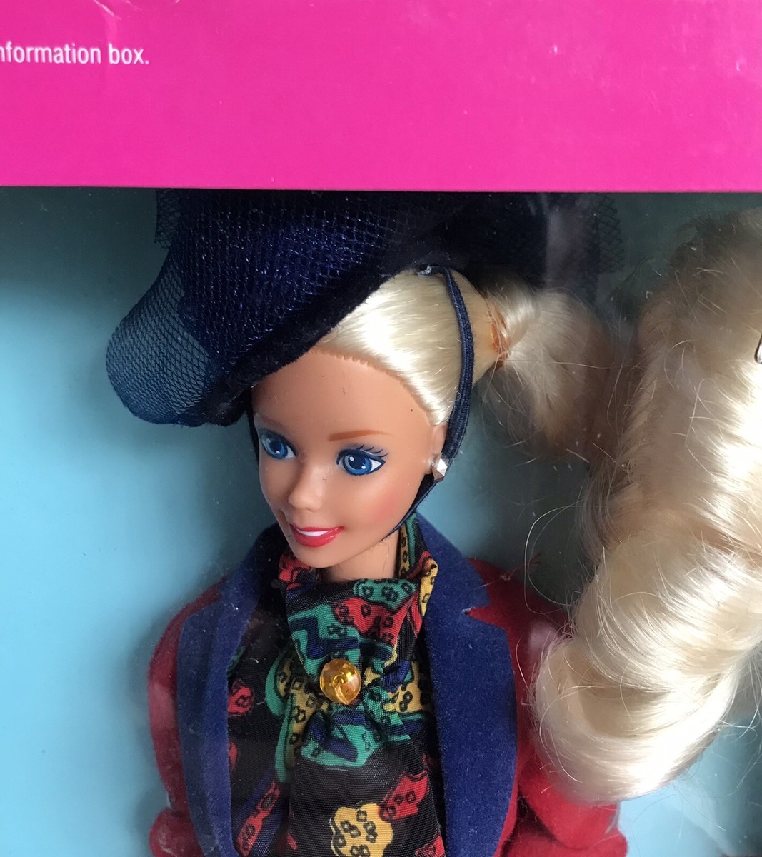 BARBIE DOLLS OF THE WORLD, ENGLISH SPECIAL ED., 1991, PINK LABEL