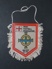 FANION ANNEES 1980 IRISH FOOTBALL ASSOCIATION NORTHERN IRELAND FEDERATION
