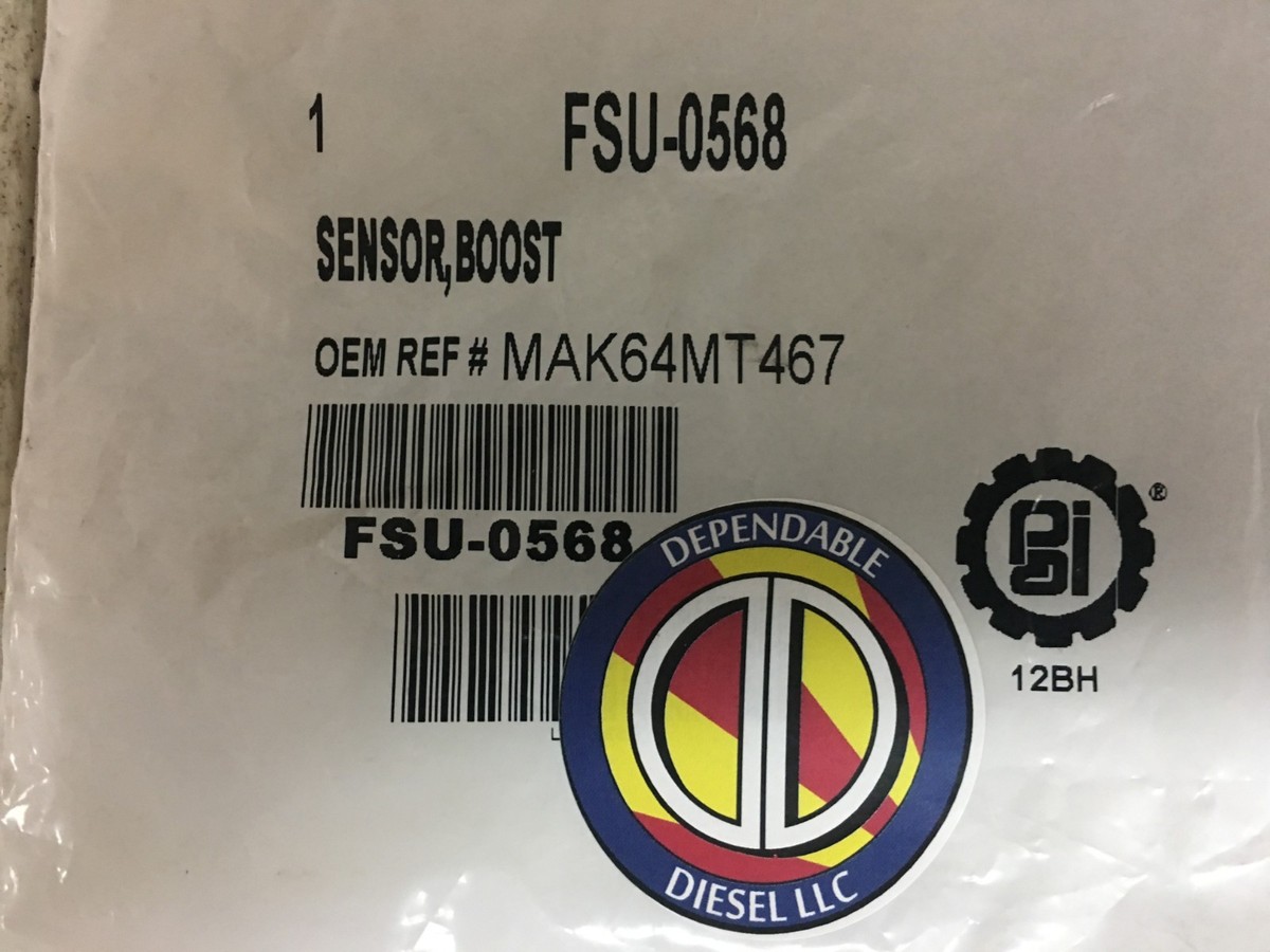 Boost Temperature Sensor for Mack E7 E-Tech Aset. PAI # FSU-0568