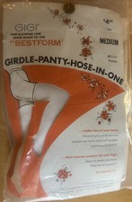 Vintage Best form Girdle Brief Size Medium firm control high waist Panty Hose