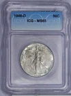 1946-D Walking Liberty Half Dollar 50c ICG MS65